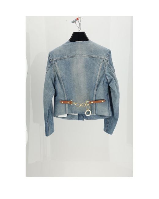 Céline Blue Jacket Cotton