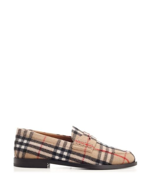 Burberry Natural Wool Loafers for men