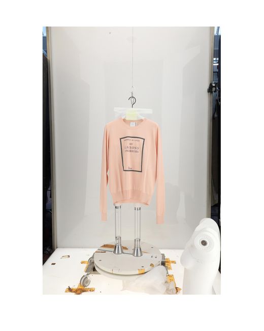 Dior White Pullover Coverbook Silk