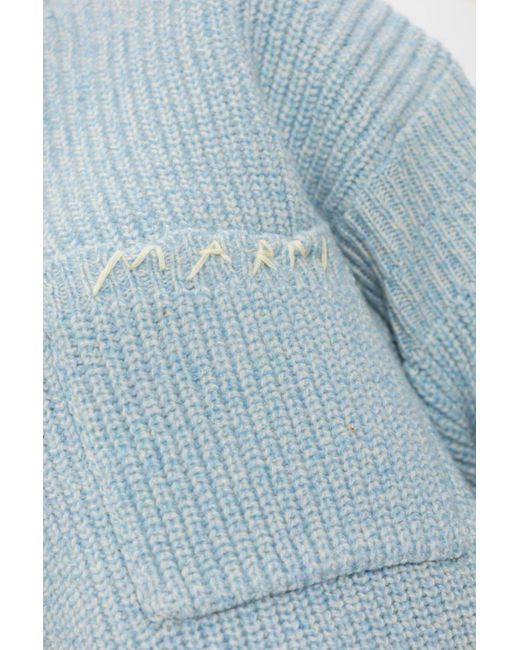 Marni Blue Wool Sweater