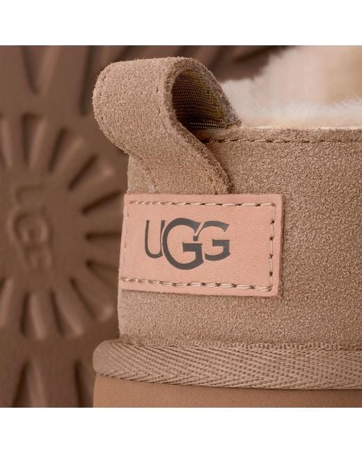 Ugg Natural Ankle Boots Suede Leather