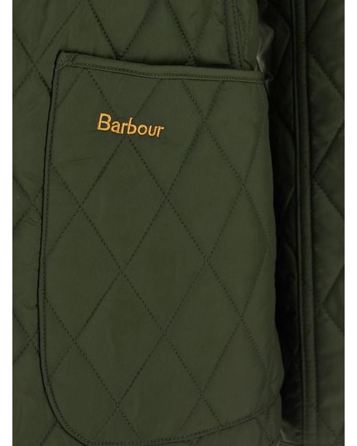 Barbour Green Quilted Jacket Coat