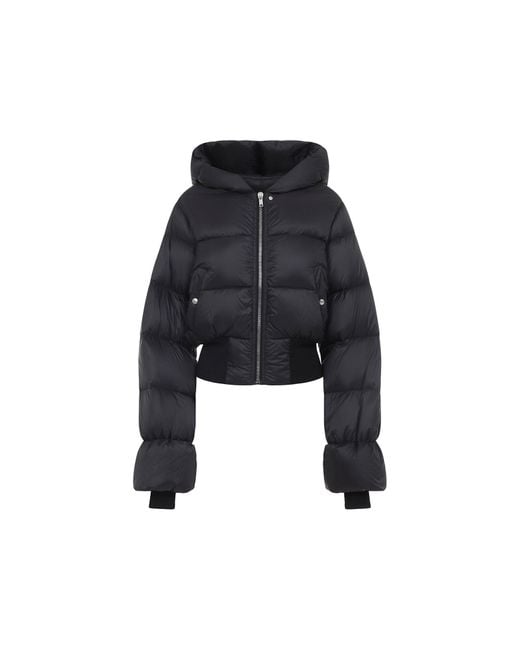 Rick Owens Black Hooded Jacket