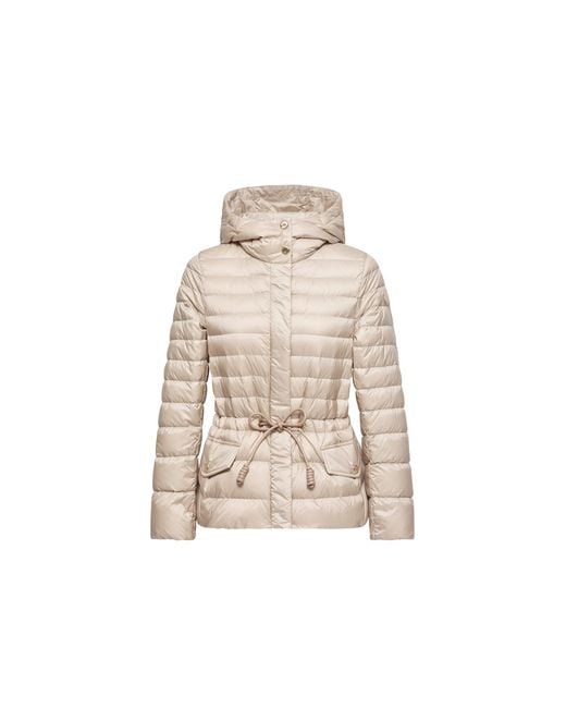 Moncler Natural Moncler Raies Hooded Short Down Jacket