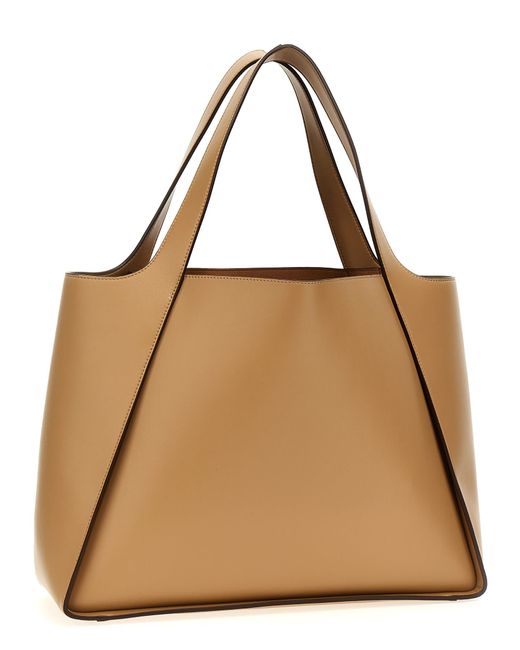 Stella McCartney Natural 'The Logo Bag' Shopping Bag