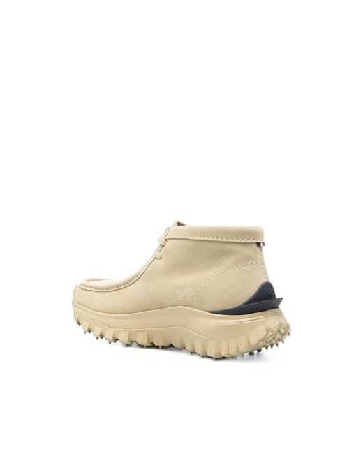 Moncler Natural Suede Moccasin Trainers Calf Outer Sneaker for men