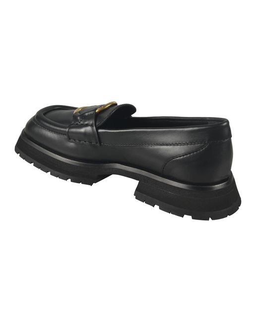 Moncler Black Bell Loafers