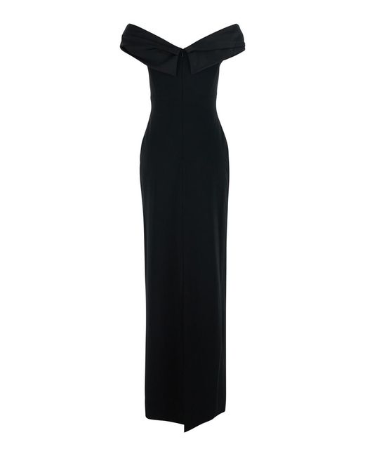 Solace London Black Dress Adele Polyester