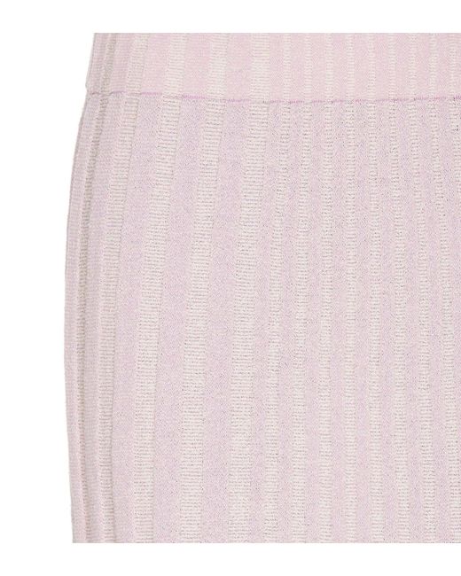 Maison Kitsuné Pink Maison Kitsune' Skirts