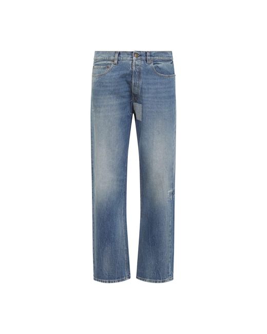 Maison Margiela Blue 5 Pockets Cotton Jeans for men