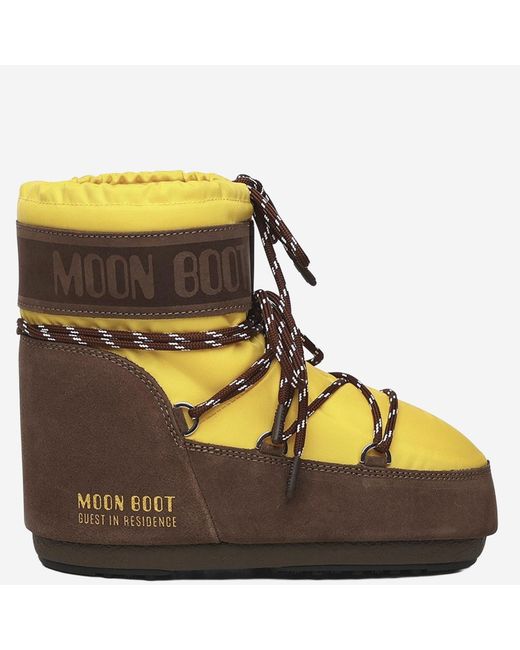 Moon Boot Brown Icon Low Boots Suede