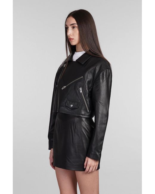 IRO Black Castilli Biker Jacket