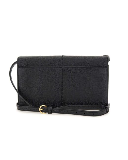 Tory Burch Mcgraw Crossbody Leather Bag in Black Lyst