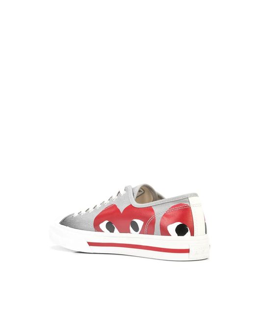 Comme des Garçons White Comme Des Garã§Ons Play X Converse Jack Purcell Sneakers Shoes for men