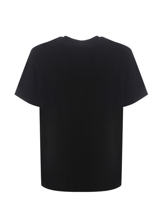 MSGM Black T-Shirts And Polos for men