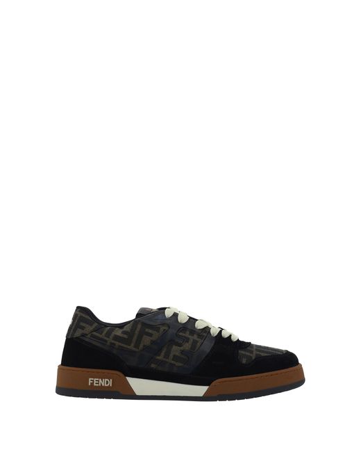 Fendi Black Match Sneakers for men