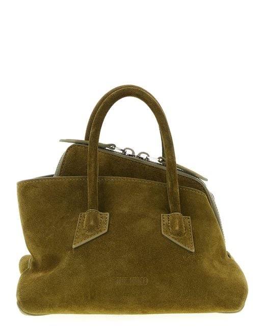 The Attico Green 'La Passeggiata Mini' Handbag