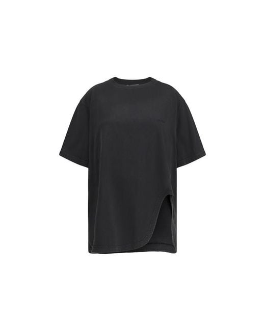 The Attico Black Cotton T-Shirt