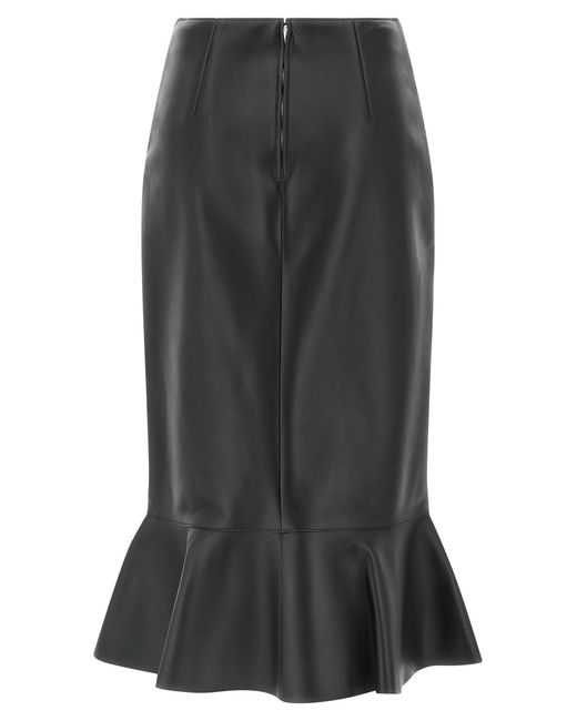 Fendi Black Nappa Skirt