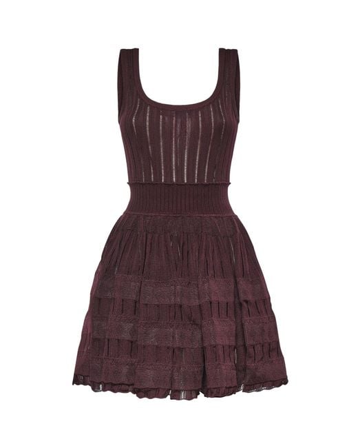Alaïa Purple Dresses