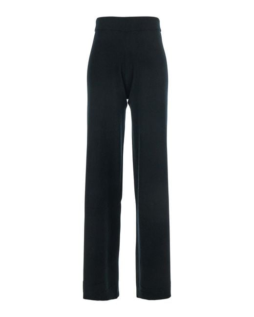 Allude Blue High Waisted Trousers