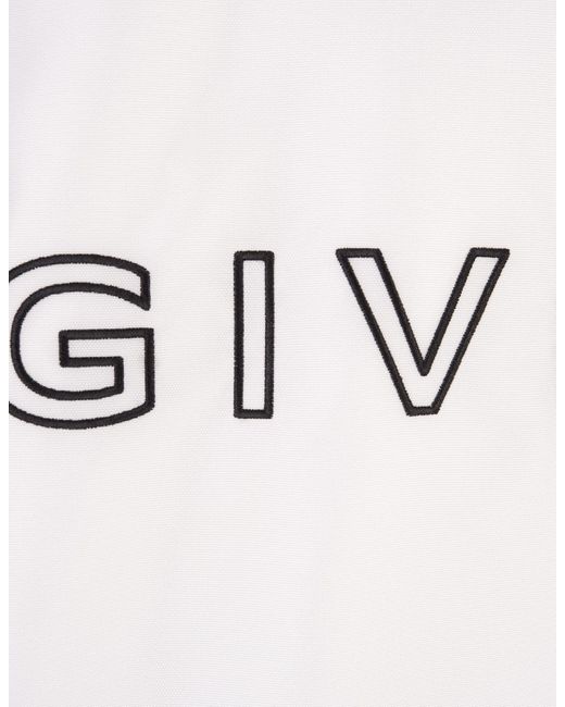 Givenchy White Reversible Football Parka for men