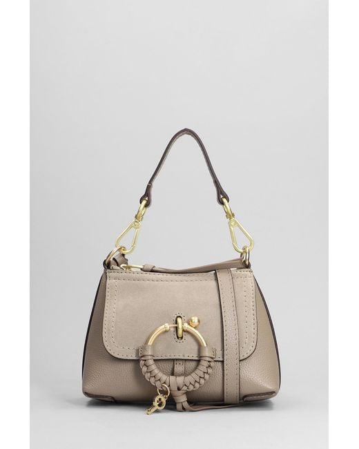 See By Chloé Joan Small Shoulder Bag in Natural | Lyst