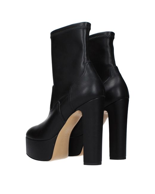 Casadei Black Boots Eco Leather