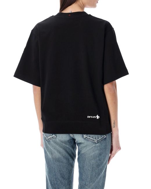 3 MONCLER GRENOBLE Black T-Shirt Tmm for men