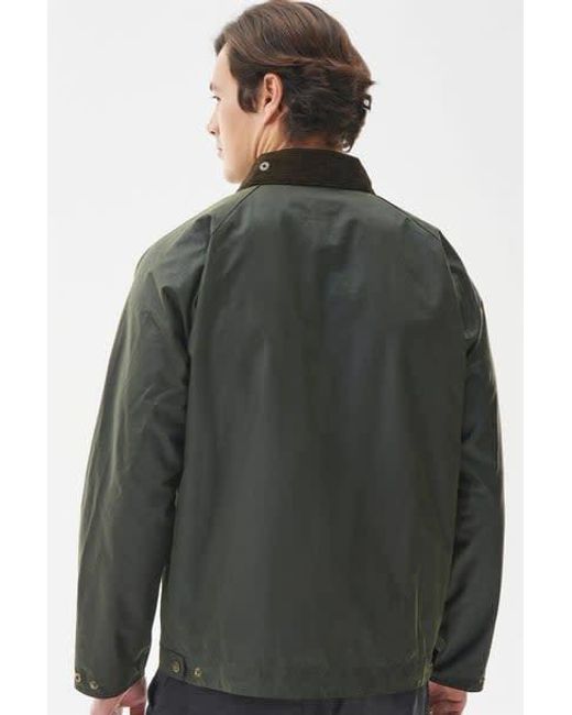 Barbour Black Short Bedale Jacket for men