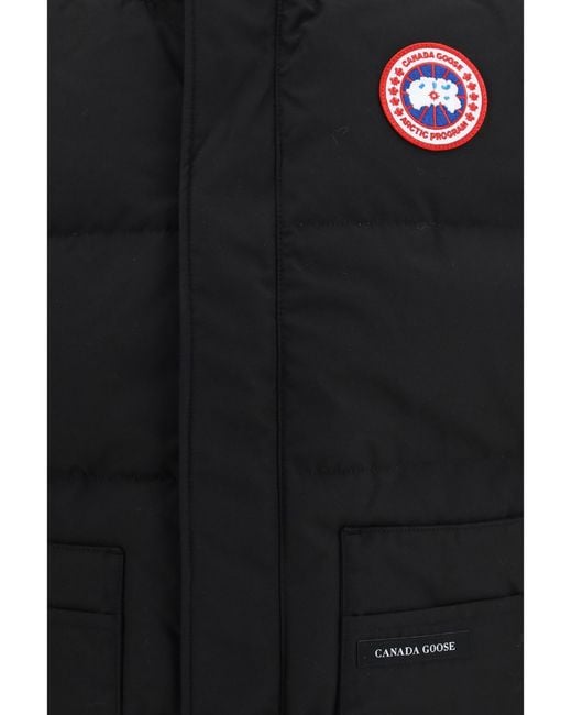 Canada Goose Black Freestyle Legacy Puffer Vest for men