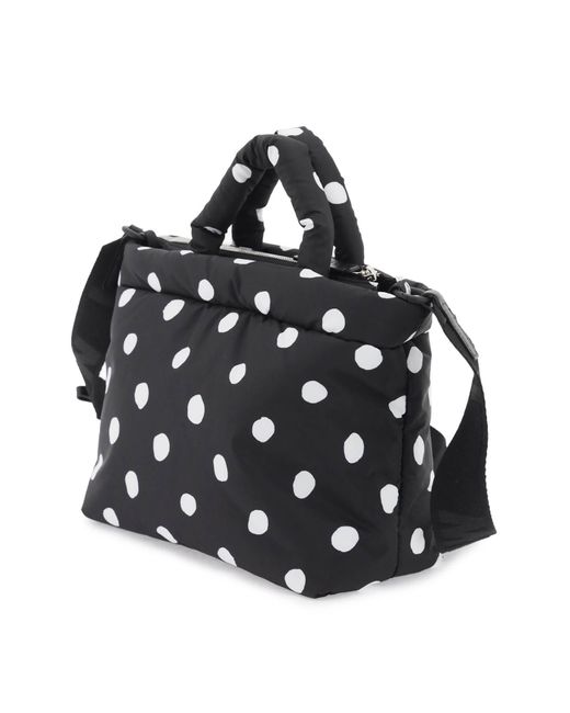 Marni Black Polka Dot Print Handbag