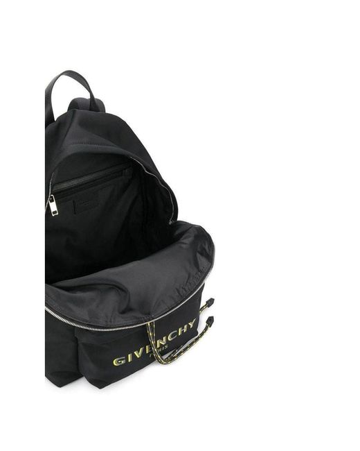 Givenchy Black Logo Backpack for men
