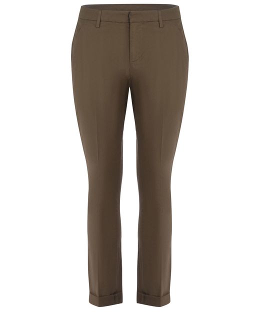 Dondup Brown Trousers Gaubert Made for men