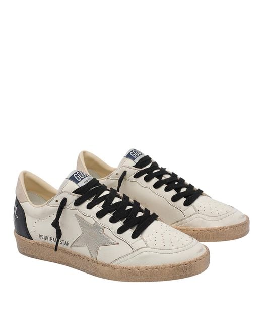 Golden Goose Deluxe Brand White Sneakers Calf Leather/Rubber Sole for men
