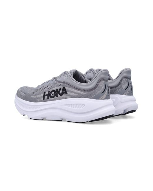 Hoka One One Gray Bondi 9 for men