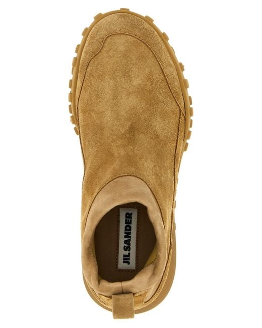 Jil Sander Brown Sneakers