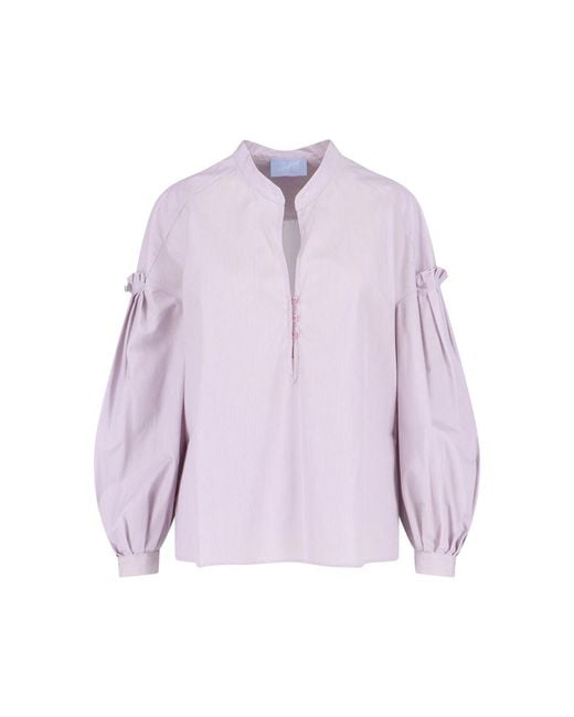 Seafarer Purple Shirts Cotton