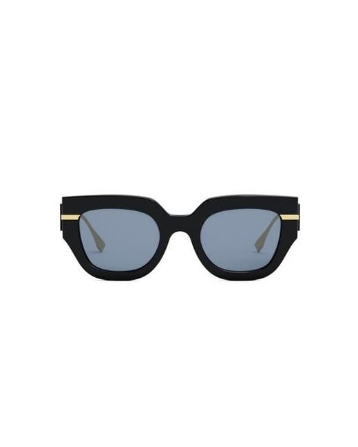 Fendi Blue Fe40097i 01v Sunglasses