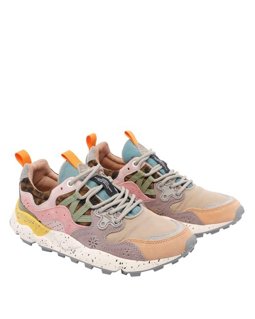 Flower Mountain Pink Yamano 3 Sneakers