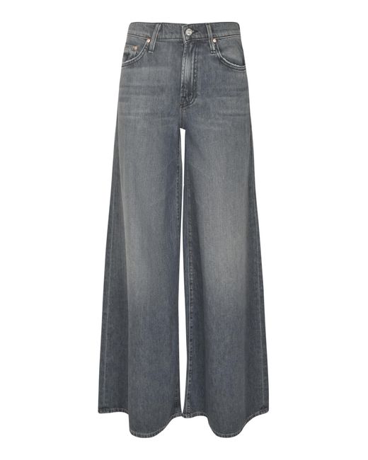 Mother Gray Flared Leg Jeans