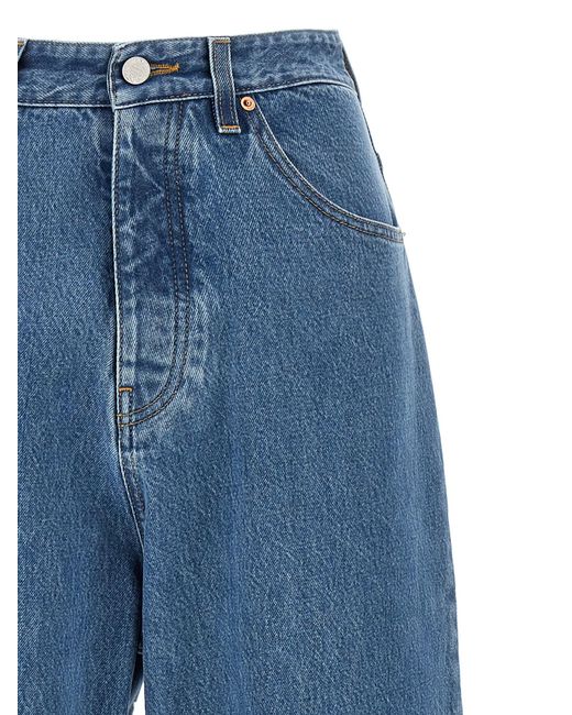 Vetements Blue Baggy Jeans
