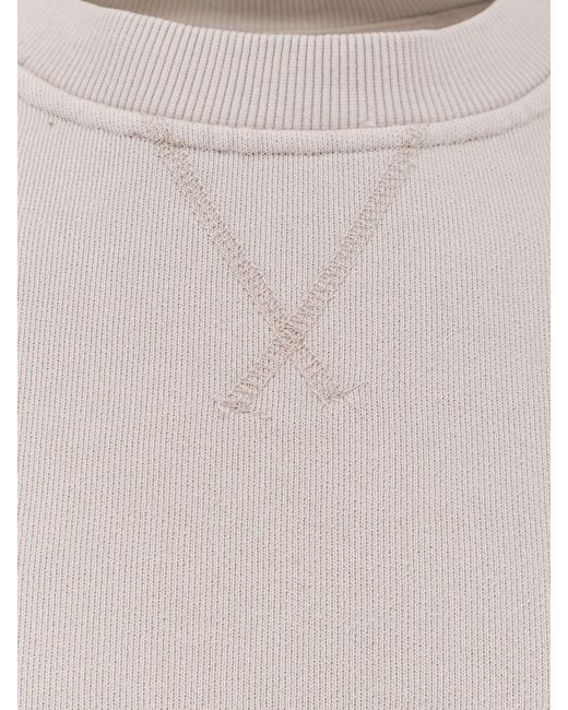Entire studios White Pod Crew Cotton Shirt Sweatshirts