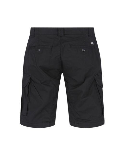 C P Company Gray Cargo Shorts for men