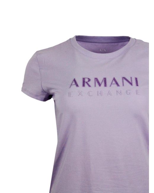 Armani Purple T-Shirts And Polos