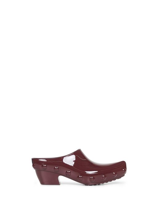 Bottega Veneta Red Rubber Clogs Gondola