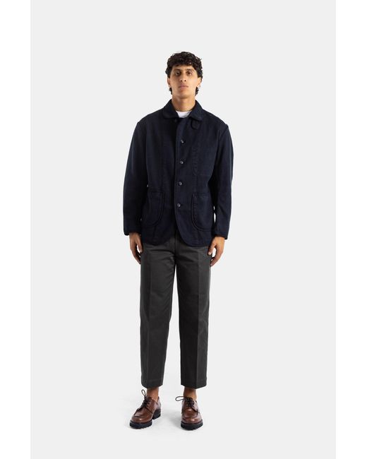 Momotaro Blue Sashiko Overdye Jacket for men