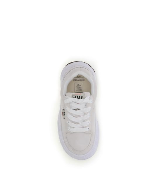 Maison Mihara Yasuhiro White Oliver Sneakers Upper: Cotton; Sole: Rubber