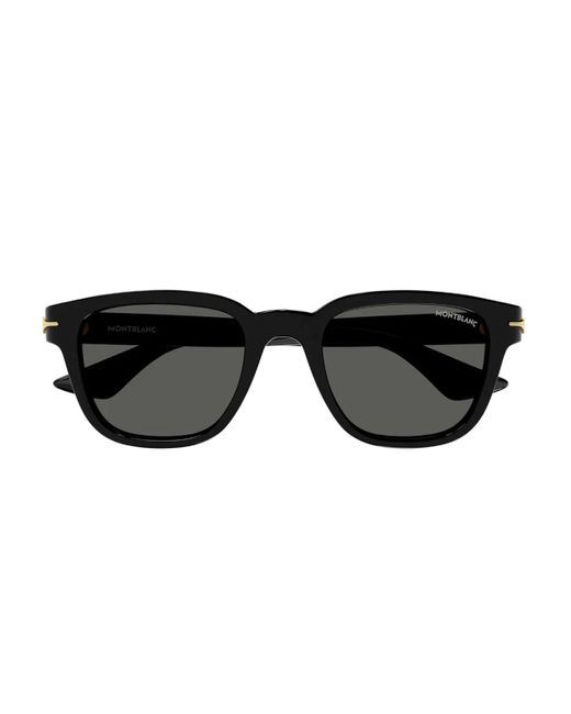 Montblanc Black Mb0302s 010 Sunglasses for men