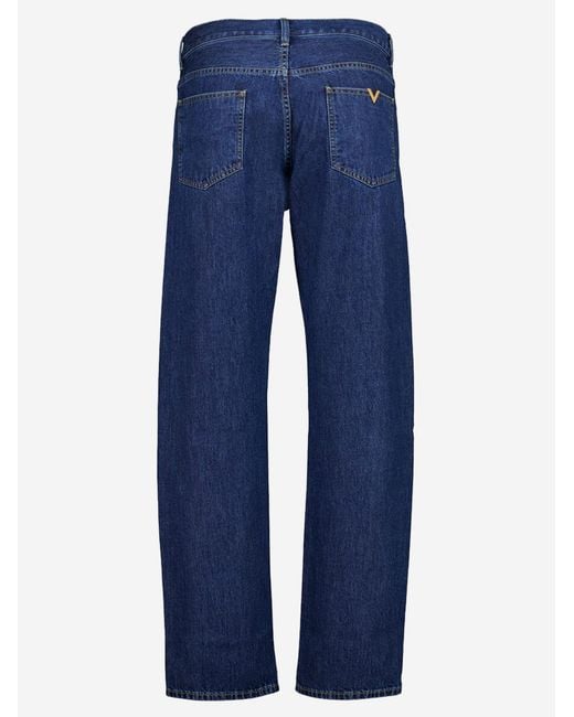 Valentino Blue Jeans Cotton Denim for men